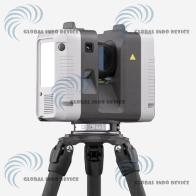 Artec Ray II laser 3D scanner capturing a large industrial environment