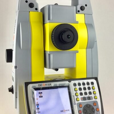 GeoMax Zoom90 R A10 robotic total station on construction site
