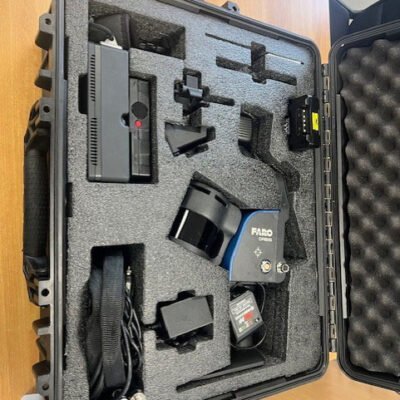 FARO Orbis Mobile 3D scanner device in field use