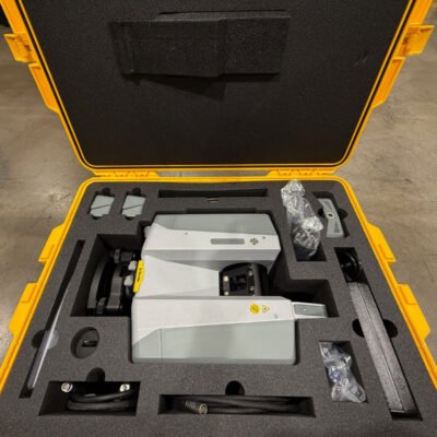 Trimble X12 3D laser scanner in field surveying environment