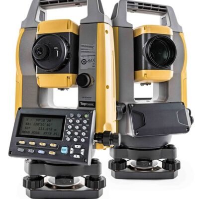 Topcon GM-55 survey station on construction site