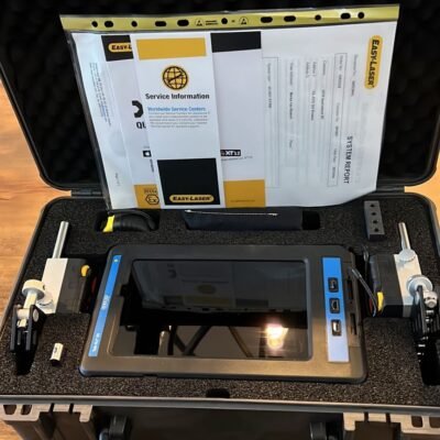 Easy-Laser XT550 shaft alignment system in operation