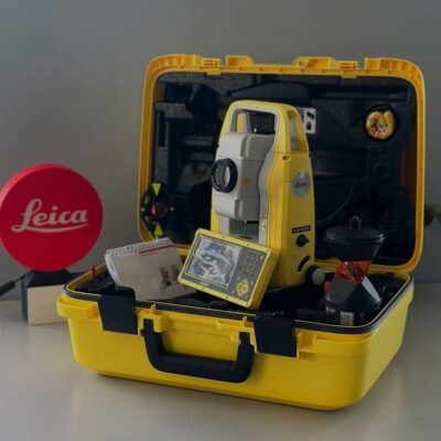 Leica iCON iCB70 total station on construction site