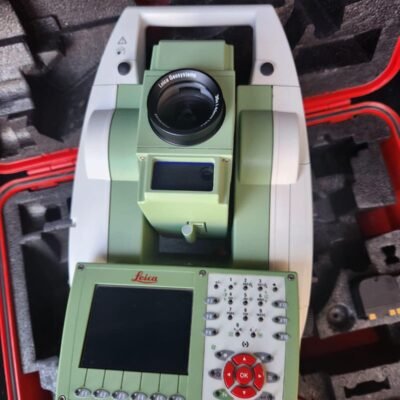 Leica TS11 total station on surveying site