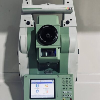 Leica TS12 R400 total station on tripod