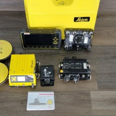 Leica iCON GPS 80 GNSS receiver for construction site positioning and RTK surveying