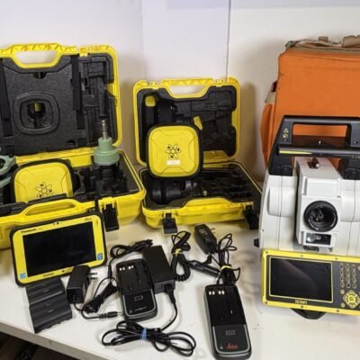 Leica iCR80 2 total station for robotic construction surveying and layout