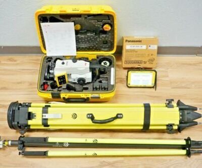 Leica iCR70 R500 smart robotic total station for construction layout and surveying