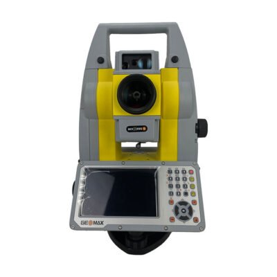 GeoMax Zoom95 robotic total station on construction site